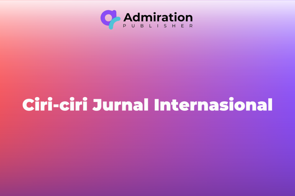 Ciri-ciri Jurnal Internasional