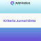 kriteria jurnal sinta