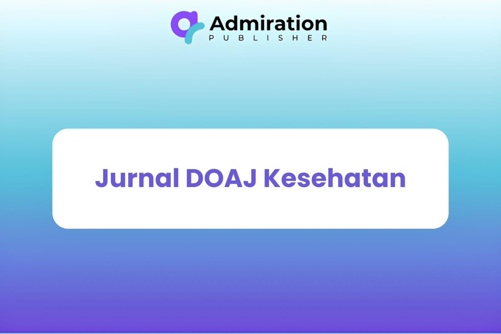 Jurnal DOAJ Kesehatan