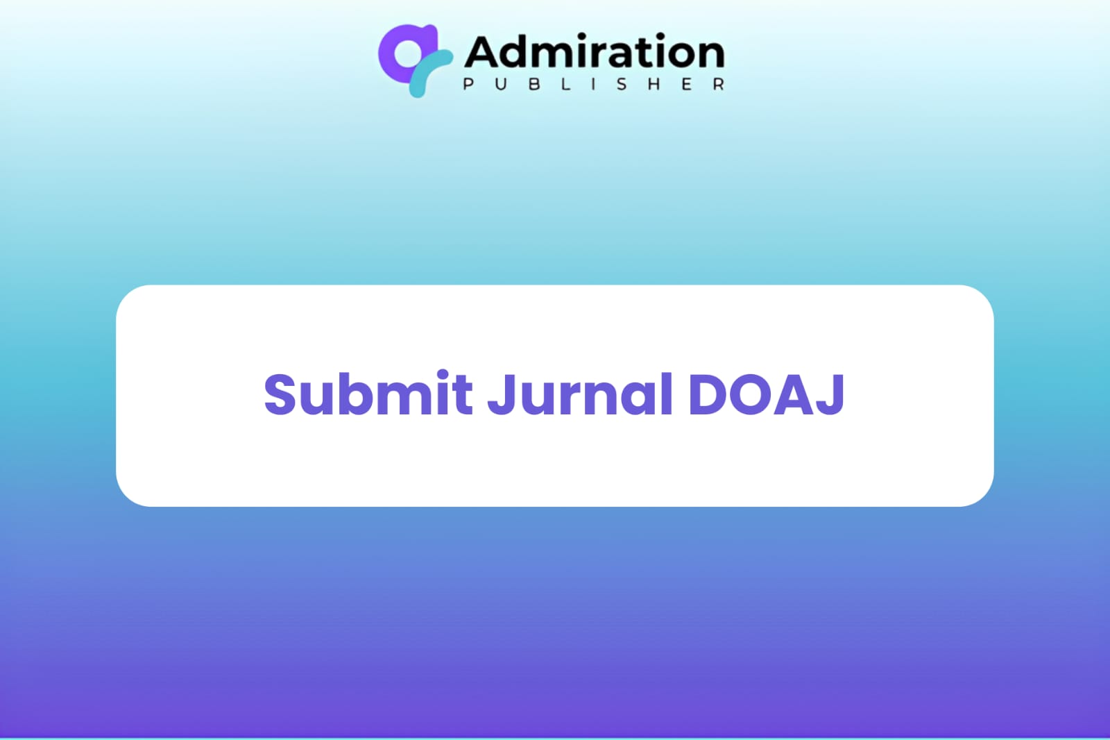 Submit Jurnal DOAJ