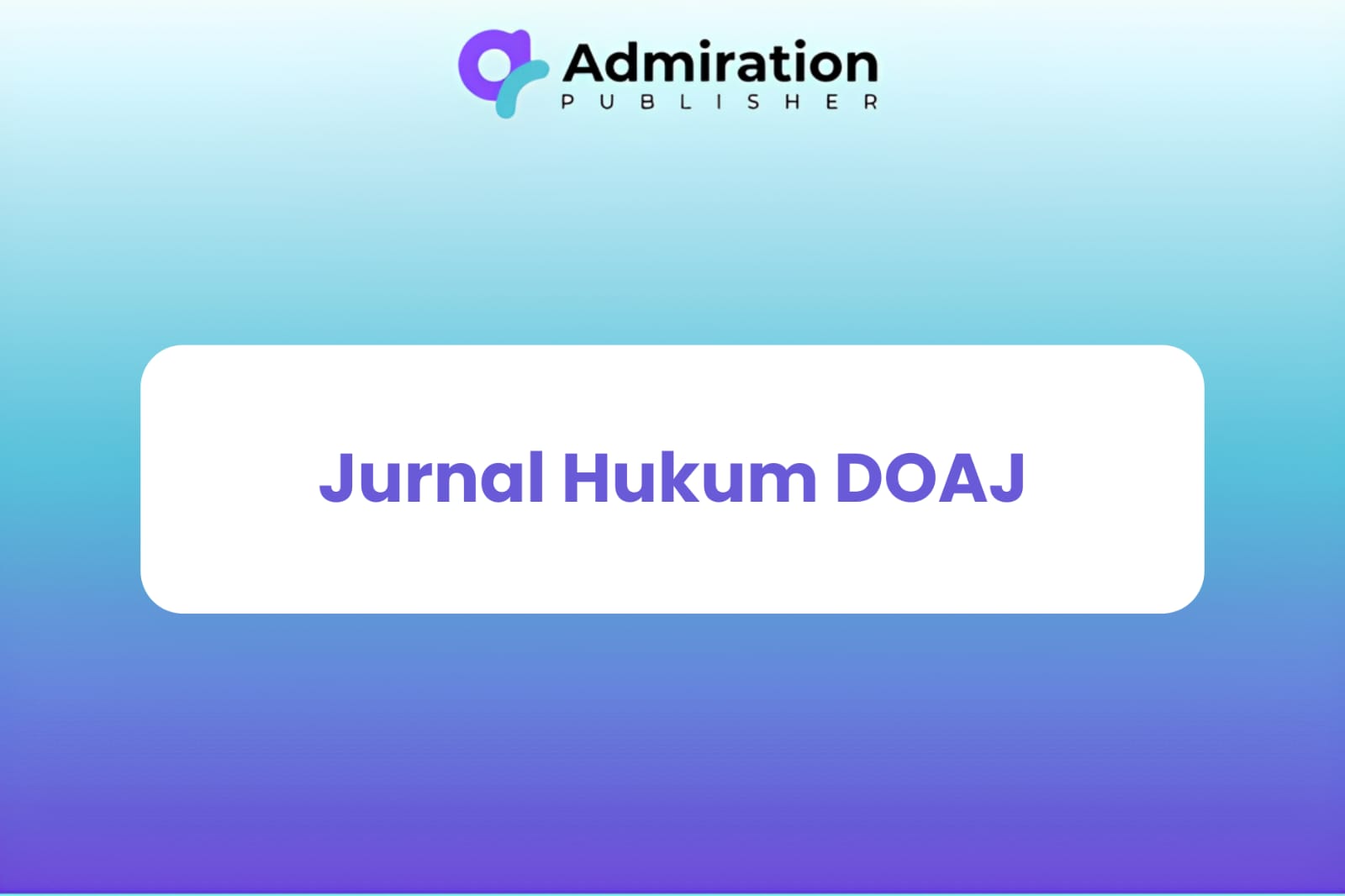 Jurnal Hukum DOAJ