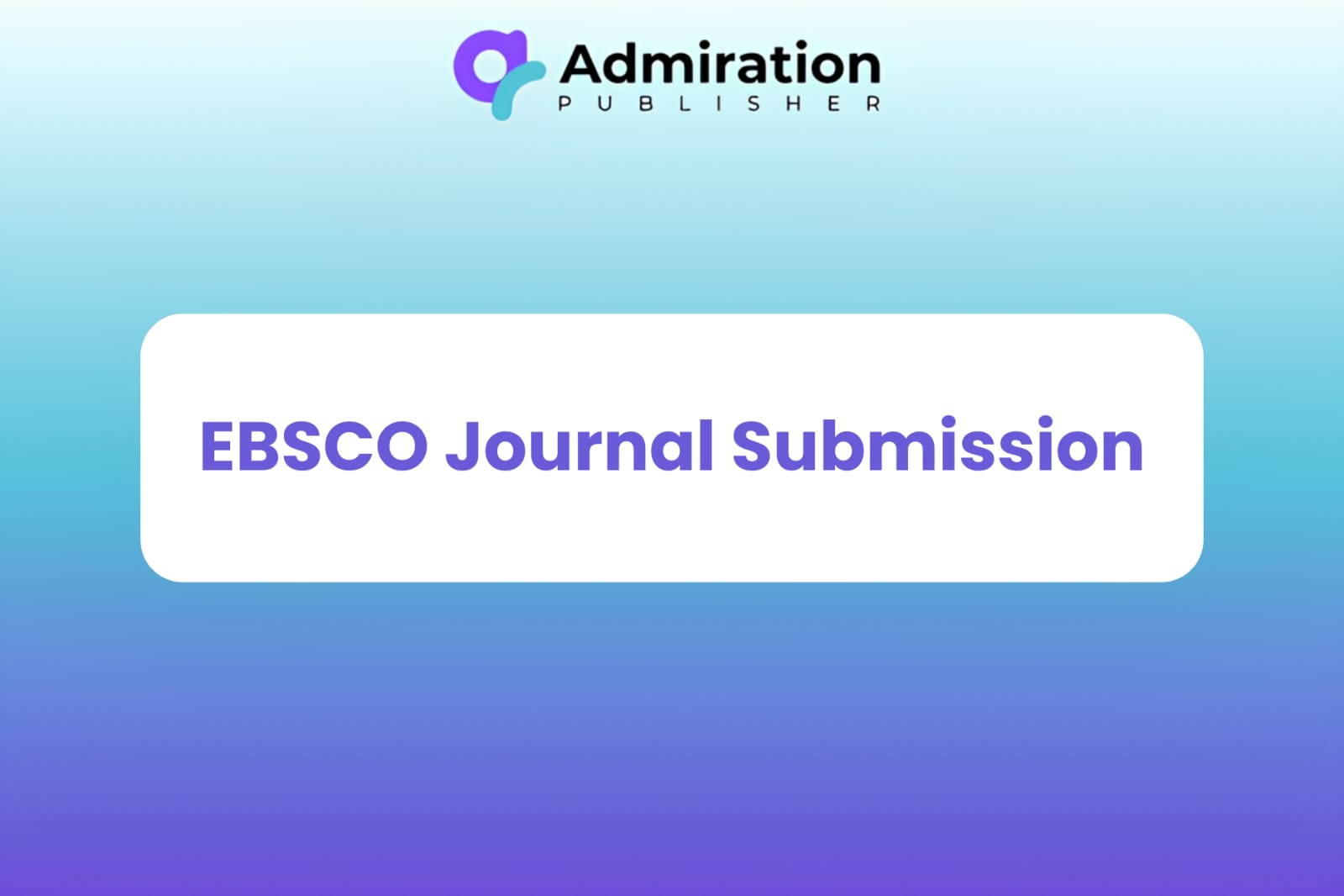 EBSCO Journal Submission