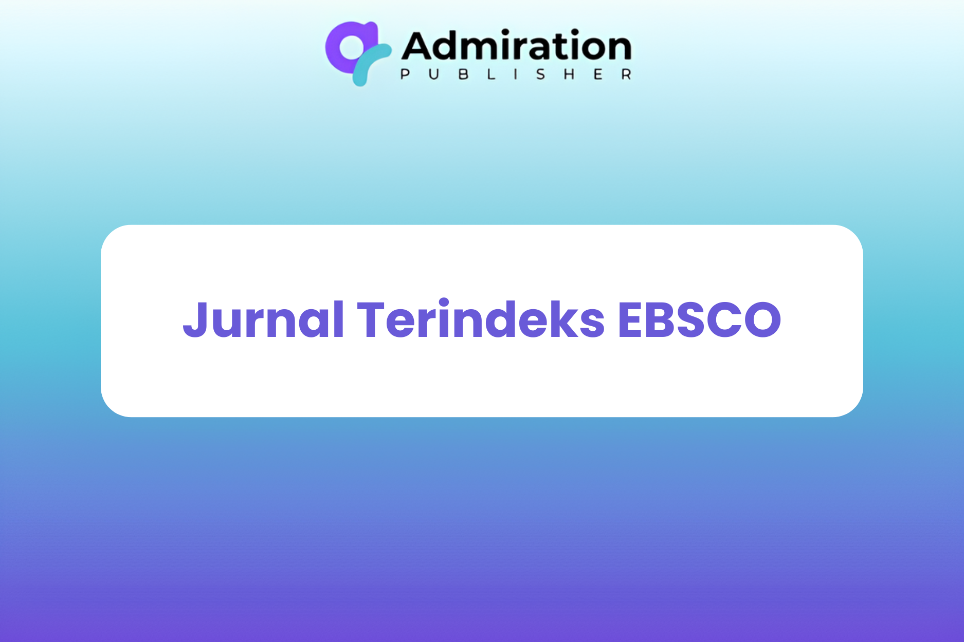 Jurnal Terindeks EBSCO