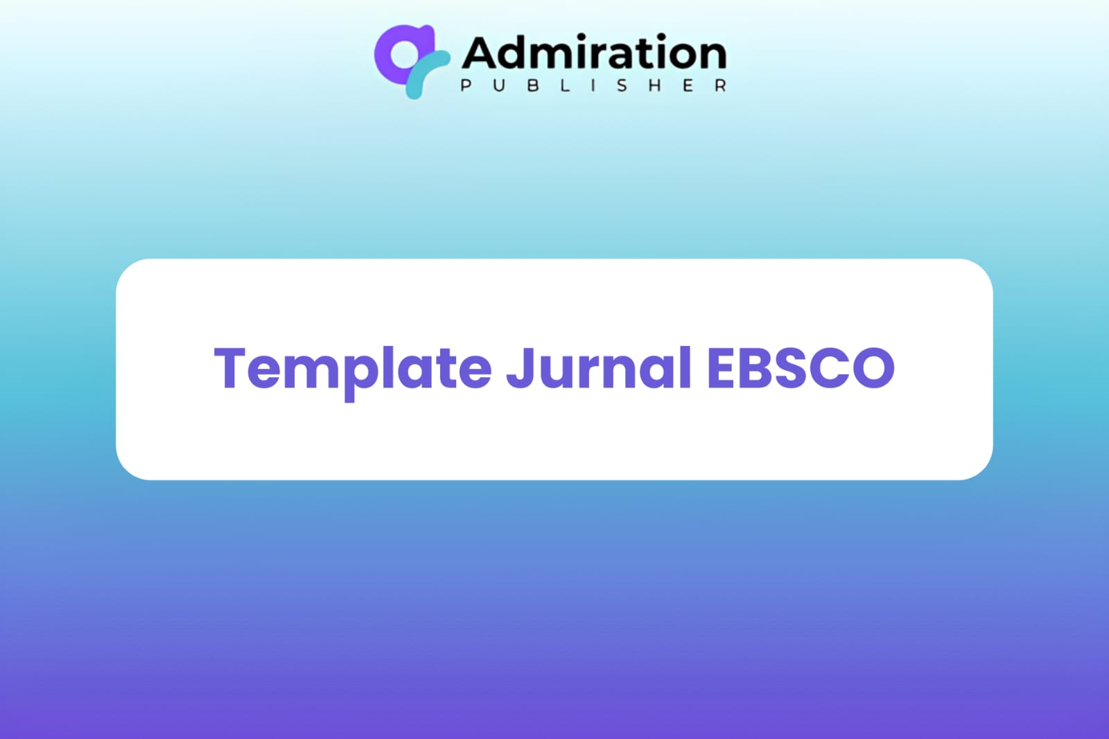 Template Jurnal EBSCO