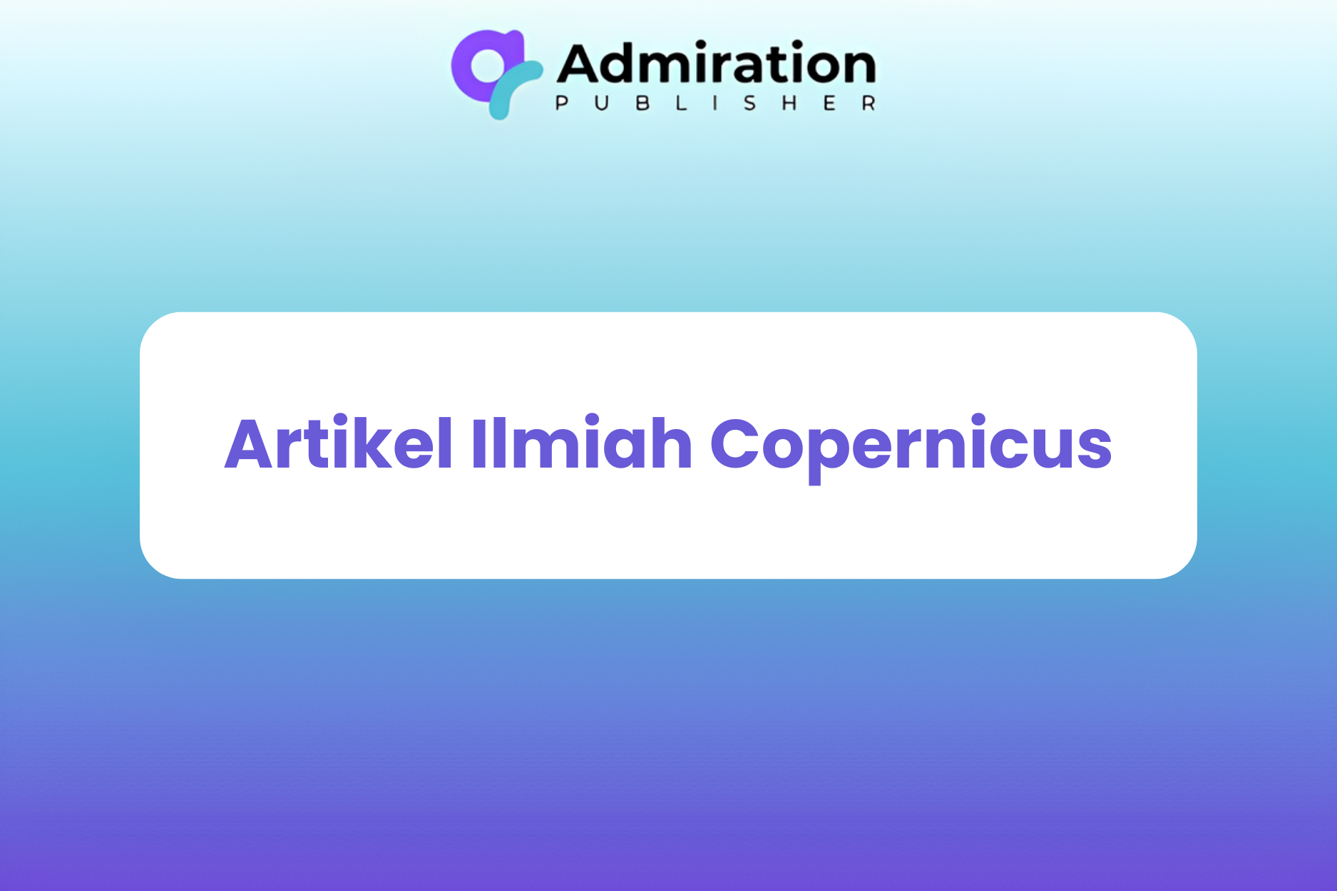 Artikel Ilmiah Copernicus