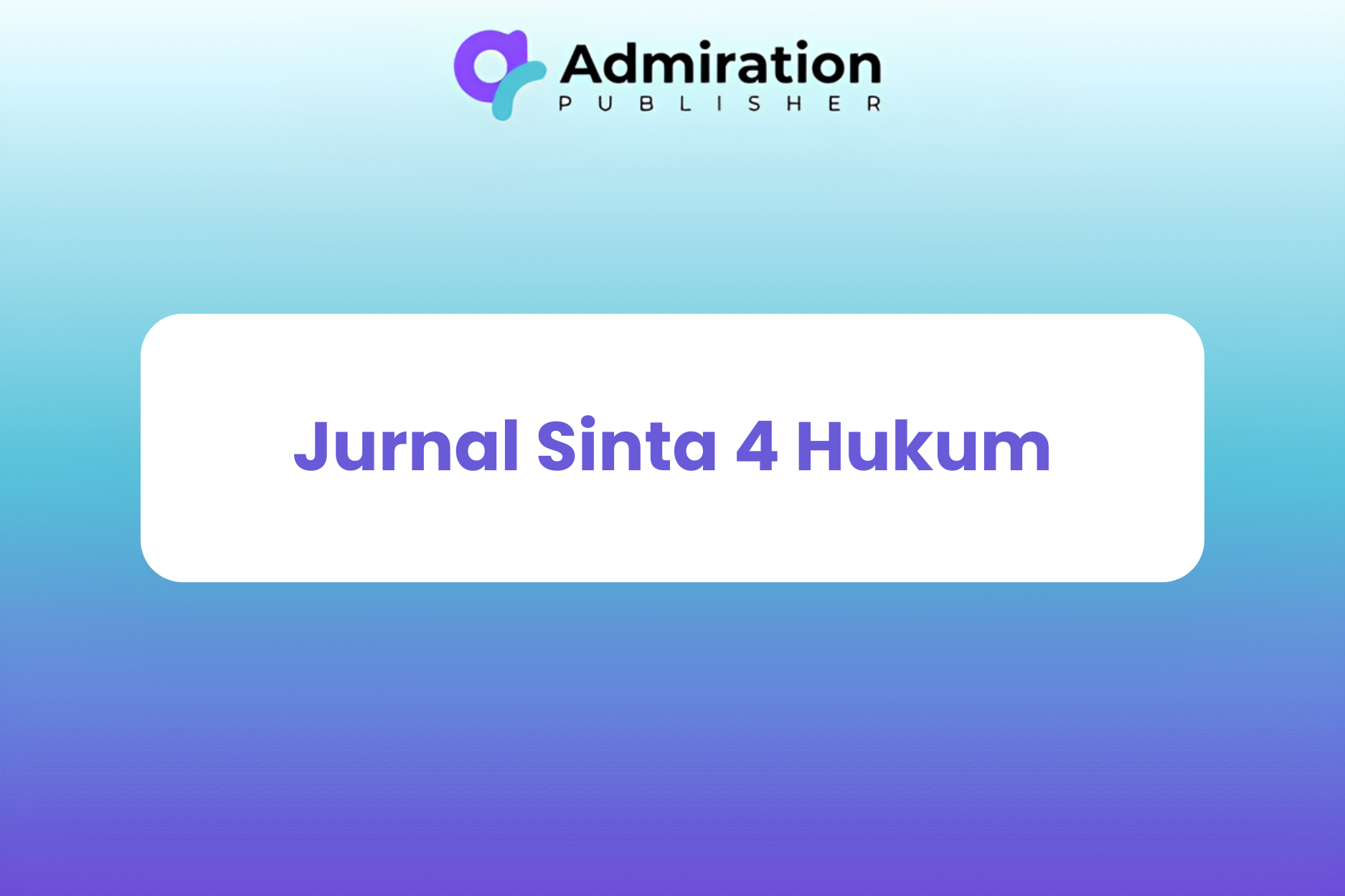Jurnal Sinta 4 Hukum