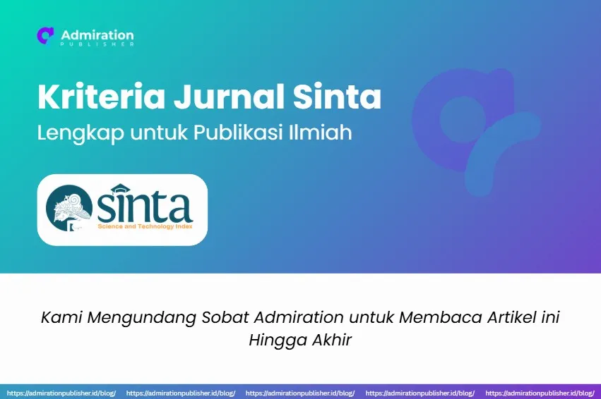 Kriteria Jurnal Sinta